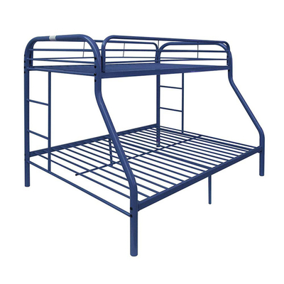 Königin-Größen-blauer Metalletagenbett-Rahmen-Erwachsener für Schule
