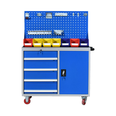 Mobiles Werkzeug-Laufkatzen-Kabinett-Werkzeug-Kabinett eingestellt mit Fächern und der Hand für Werkstattgaragengebrauch