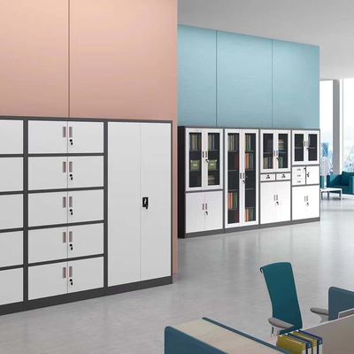 Low Steel A4 Hanging File Cabinet with Lockable Drawers for Office Document Storage