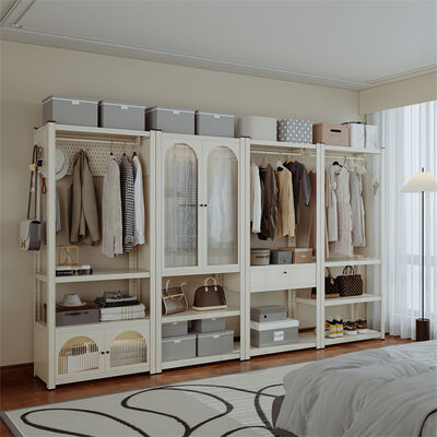 Metallschließfach für Speicherraum mit verstellbaren Regalen