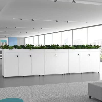 Stahl Pflanzenschrank Oberteil mit 3 einzelnen Pflanzenplätzen Moderner Metall-Blumentopf-Display-Ständer für die Innendekoration von Hausgärten