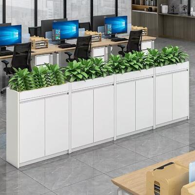 Stahl Pflanzenschrank Oberteil mit 3 einzelnen Pflanzenplätzen Moderner Metall-Blumentopf-Display-Ständer für die Innendekoration von Hausgärten