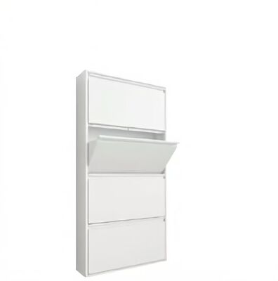 Ultraschlankes Stahl-Schuhschrank mit 4 Schubladen für platzsparende Aufbewahrung