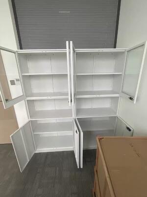 teel Office Filing Cabinet with Hollow Structure for Document Storage