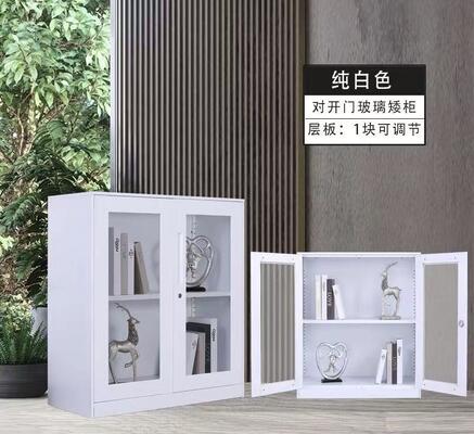 Narrow Steel Filing Cabinet with Knock-Down Design for Office Document Storage