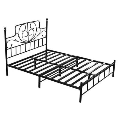 Single Metal Bed for Staff Dormitories Factory Direct Steel Bed in Multiple Sizes