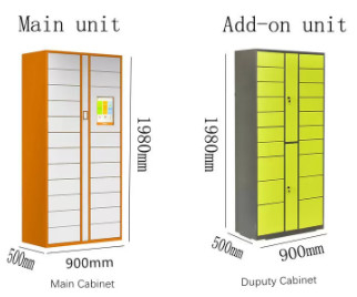 Intelligentes Paket-Schließfach-elektrostatische Pulver-Beschichtung Lieferung ODM Digital