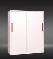 Modernes Tür-Kabinett Tambour-Tür-Stahlarchivierungs-Schrank-Kabinett der Art-zwei