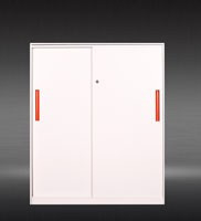 Modernes Tür-Kabinett Tambour-Tür-Stahlarchivierungs-Schrank-Kabinett der Art-zwei