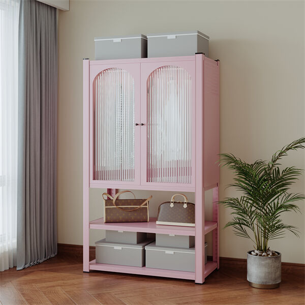 Stahl 2-türiger Metall-Schrank mit Regal, langlebig, verstellbar, hängend, modernes Design