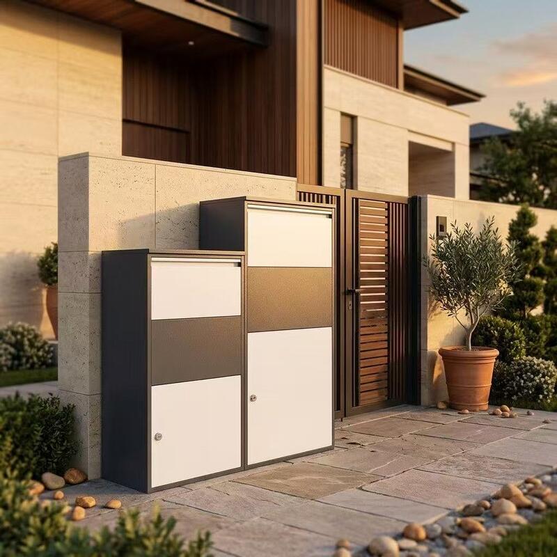 Rust Resistant Outdoor Metal Mailbox for Weather Exposed Environments Outdoor delivery box